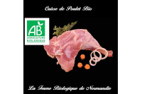 Cuisse de poulet fermier bio  350g