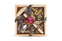 chocolat à casser 4 choc assortiment noir 400 gr 