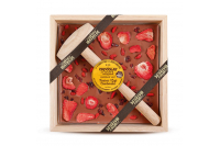 chocolat à casser lait 400 gr fraises-baies de goji-cramberries