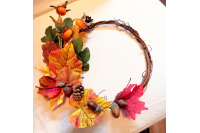 Couronne automne osier