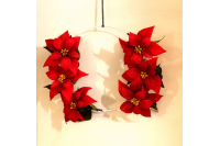 Couronne de Noël Poinsettias