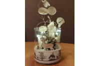 Vase en verre lumineux 