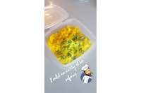 Poulet au curry et riz safrané