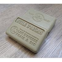 Image Savon de Marseille au lait d'ânesse frais et Bio et Huile d'Argan Surgras 100g