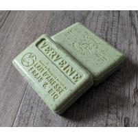 Image Savon de Marseille au lait d'ânesse frais et Bio et Verveine broyée Exfoliant 100g