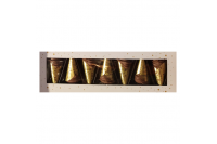 Étui de 7 cornets dorés - 120g