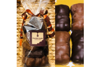 16 Oursons Guimauve enrobés de Chocolat au lait et de chocolats noir