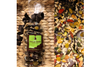 Mendiants mélange vitalité noix et amandes chocolat noir 150g