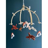 Image Mobile Bois et Crochet Bébé 