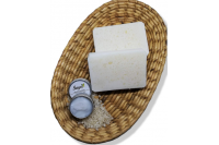 Savon beurre de Karité avec huile de Coco et riz japonise pour les peaux sèches ou irritées